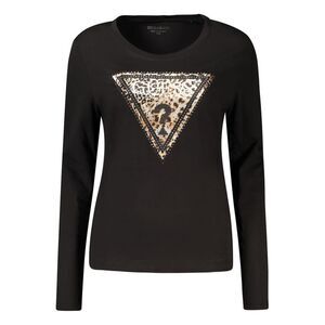 Guess Jeans Black Cotton Women's Women's T-Shirt